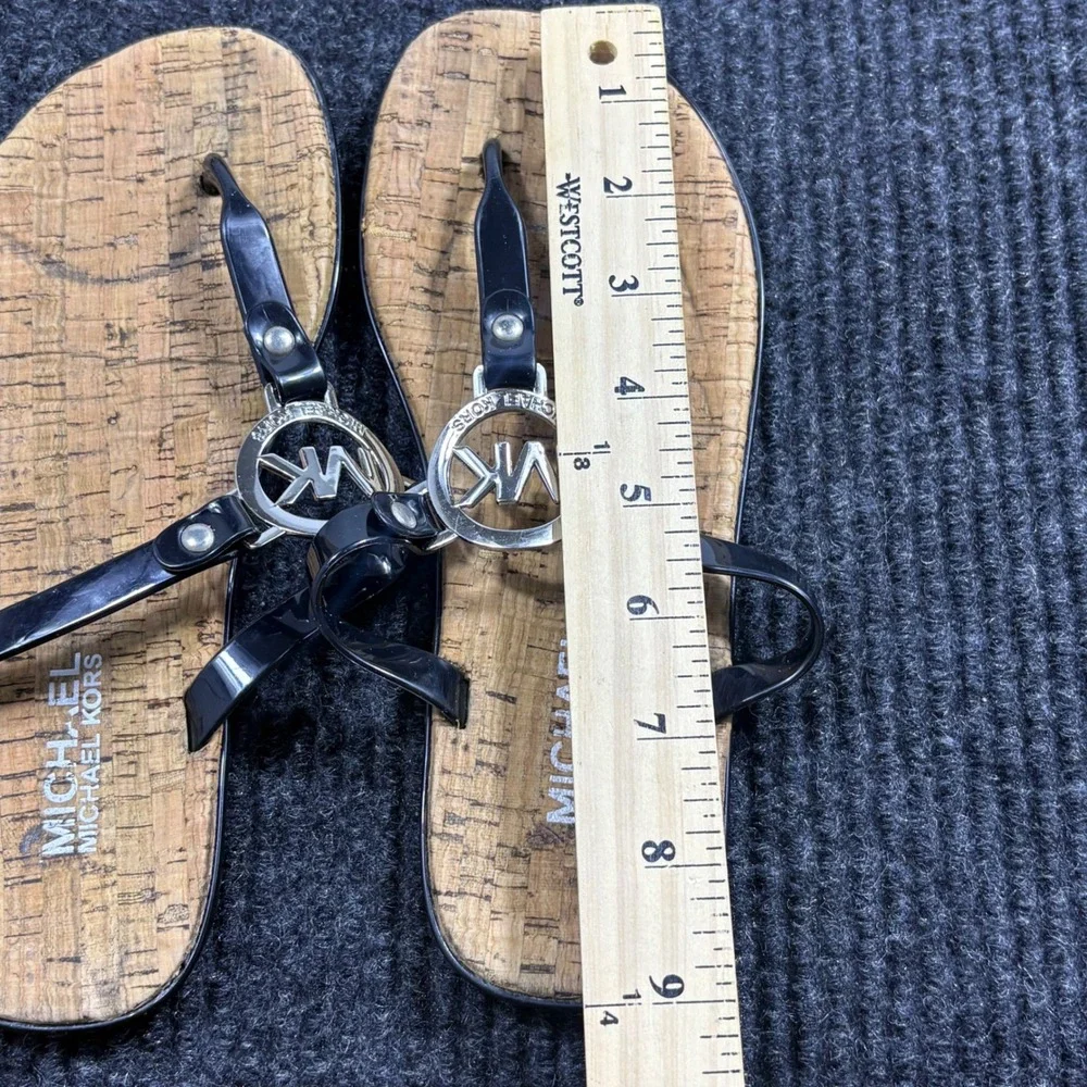 Michael Kors Womens Thong Cork Sandals See Measurements